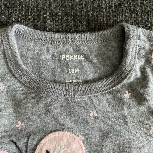 Toddler Grey Butterfly Shirt - Picture 3 of 4